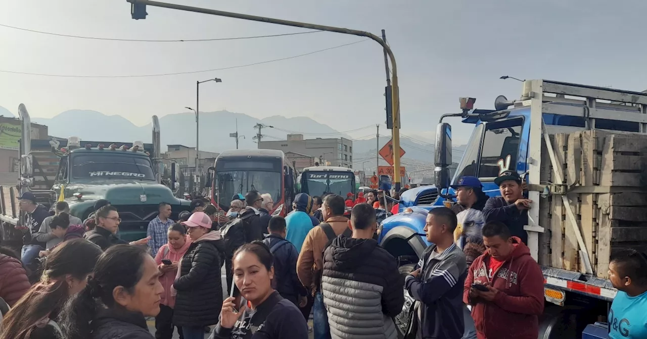 Paro camioneros: así está la movilidad en Colombia