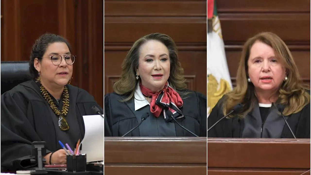 Ministras Loretta Ortiz, Lenia Batres y Yasmín Esquivel rechazan paro en la SCJN