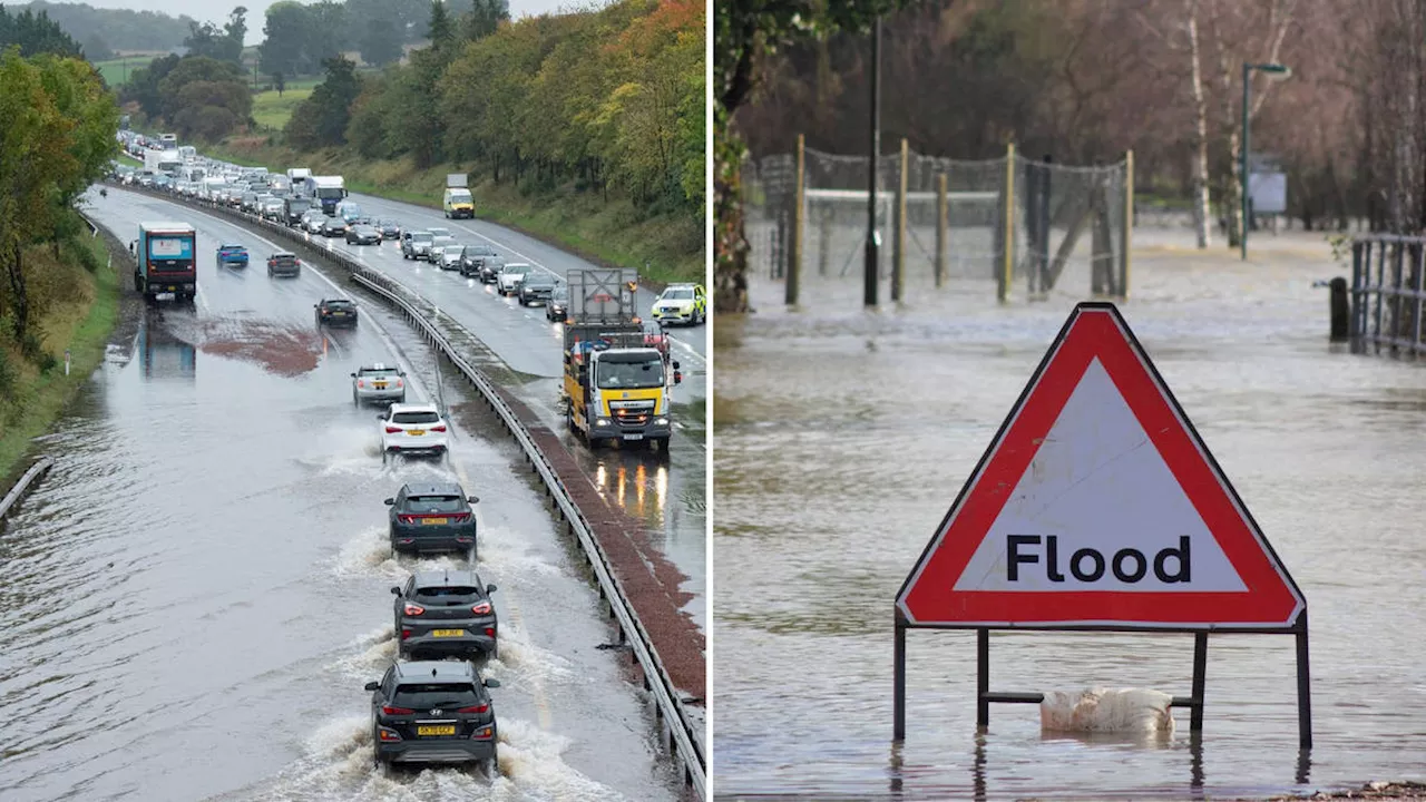 Met Office issues fresh yellow weather warning as UK braced for heavy rain, thunderstorms and flooding