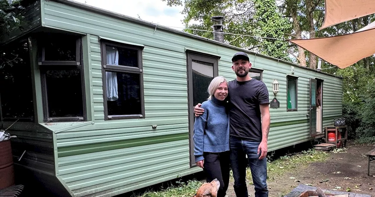 Inside 'tatty' £6k static caravan which helps Leeds couple save 90% of wages