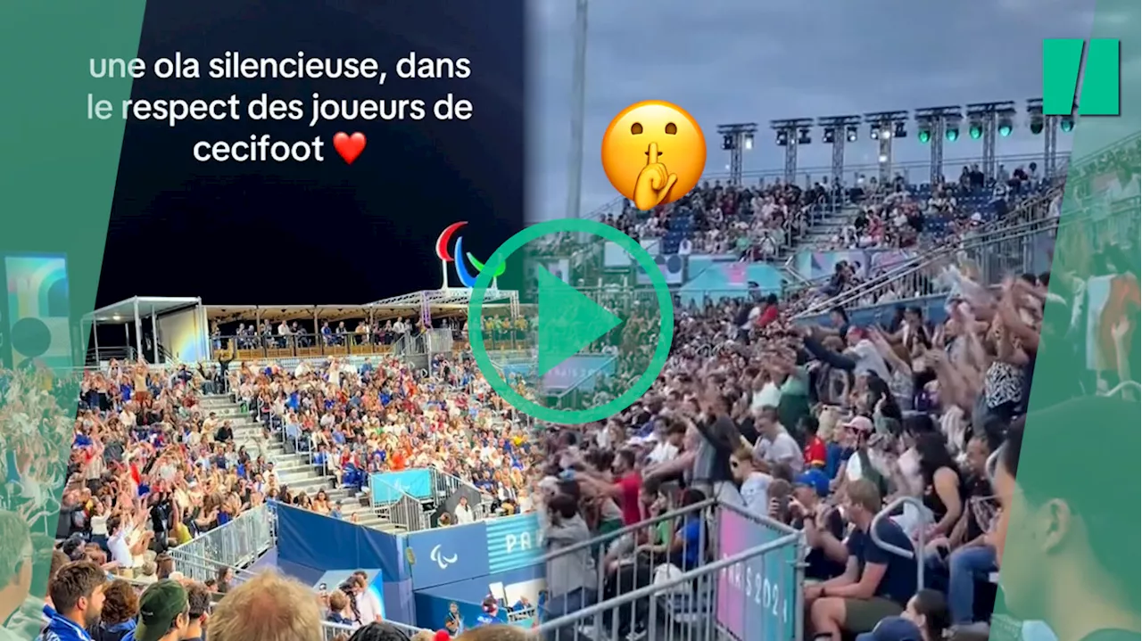 Jeux de Paris 2024 : Au cécifoot, le public a encouragé la France avec une ola silencieuse