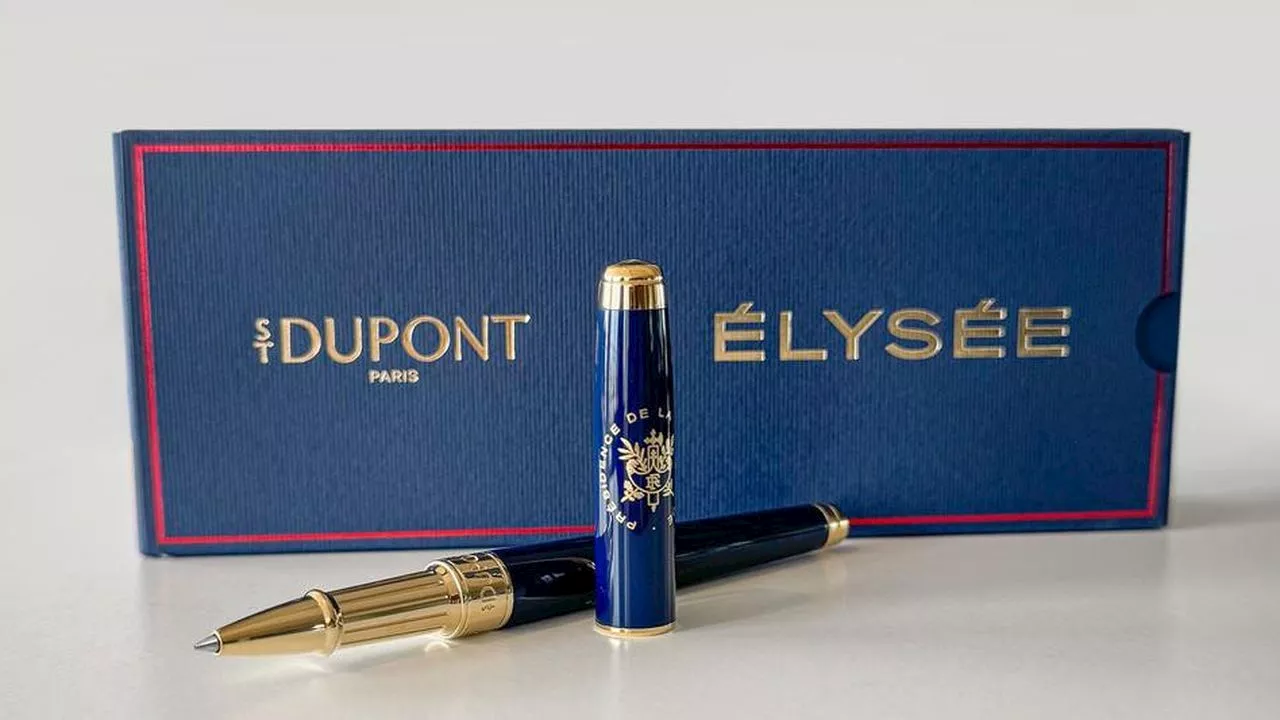 Luxe : S.T. Dupont développe un stylo exclusif pour l'Elysée