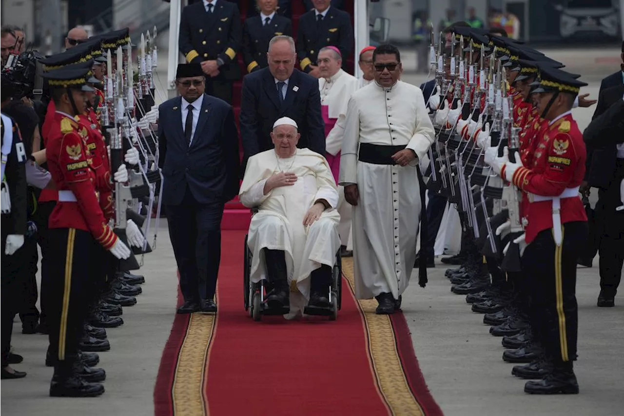 Pope opens Asia odyssey with stop in Indonesia to rally Catholics, hail religious freedom tradition