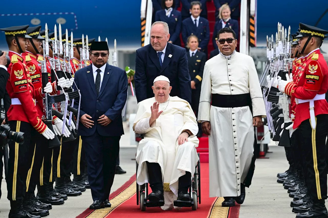 Pope arrives in Muslim-majority Indonesia to start Asia-Pacific tour