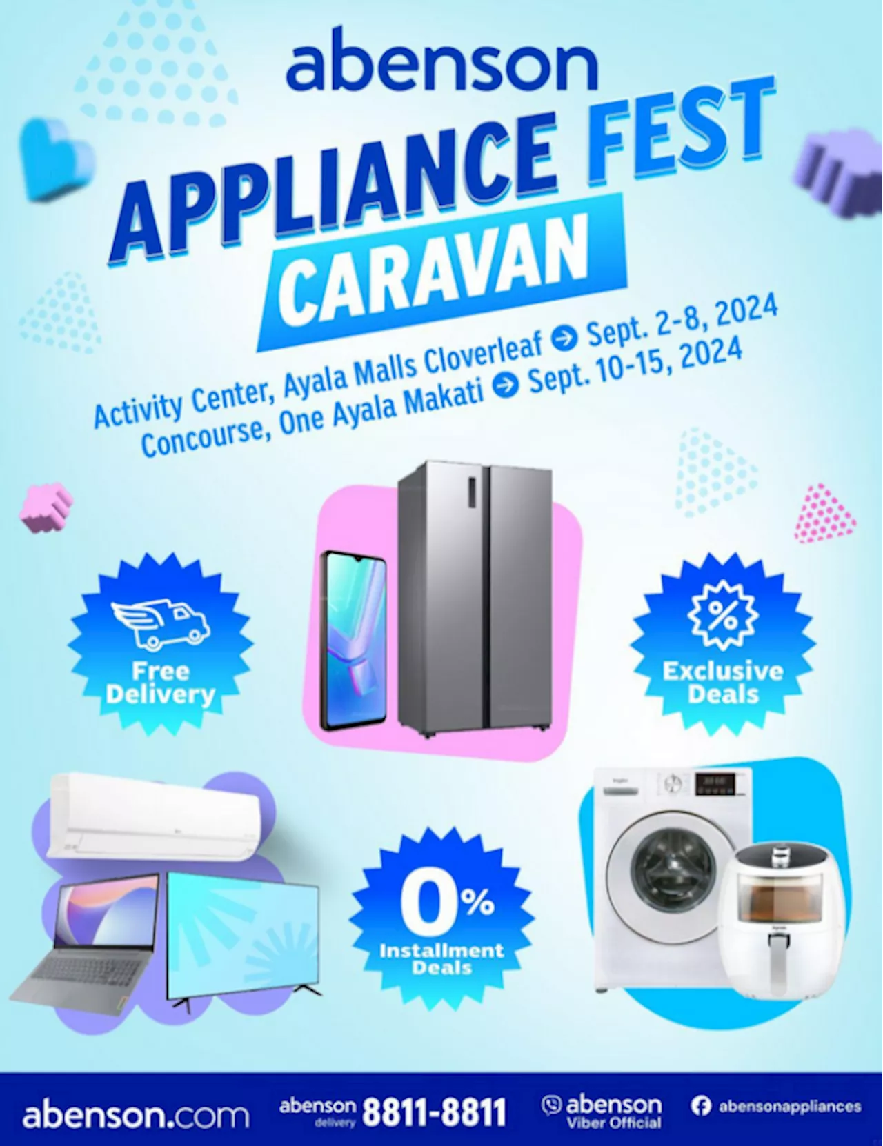 Score Big Savings at the Abenson Appliance Fest Caravan 2024!