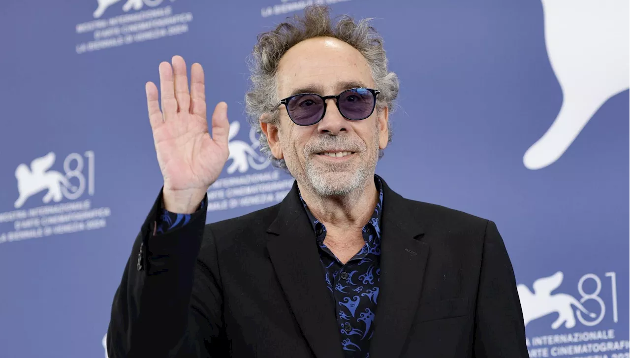 Watch filmmaker Tim Burton receive his Hollywood Walk of Fame star