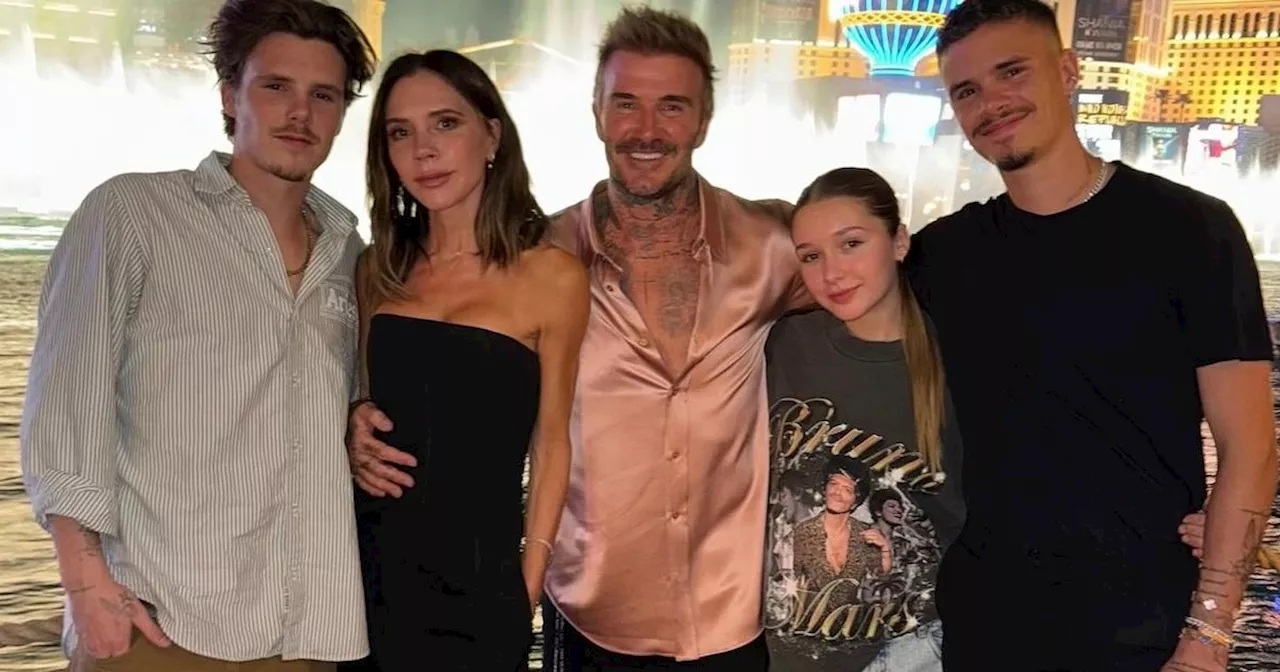 Beckhams hit Las Vegas for Romeo's birthday – but Victoria embarrasses her son