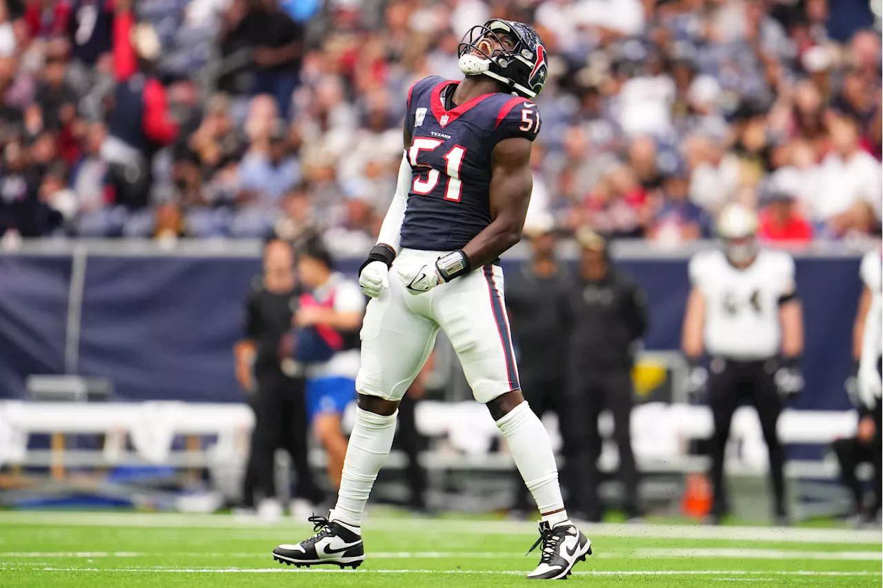 Texans HC Provides Massive Injury Update on Star Defender For Week 1