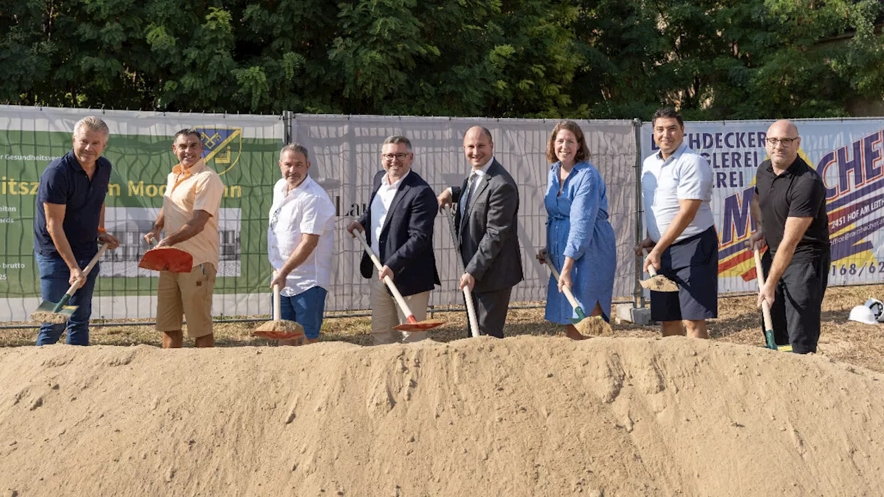 Startschuss für Bau des Gesundheitszentrums in Moosbrunn