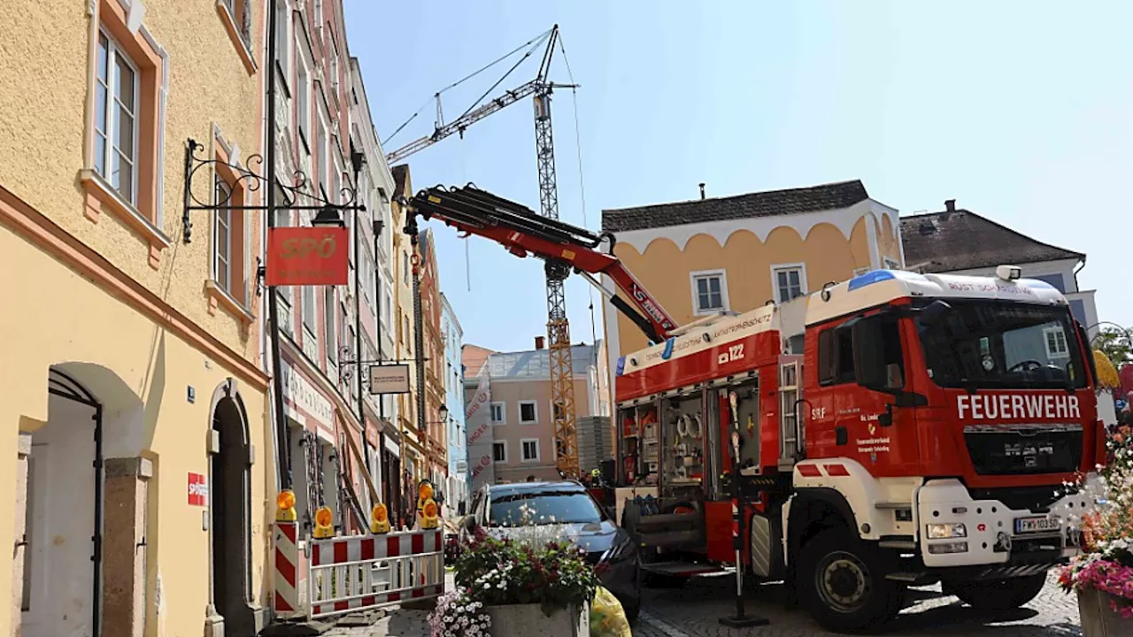 Verschüttete bei Einsturz von Gewölbe bei Bauarbeiten in OÖ