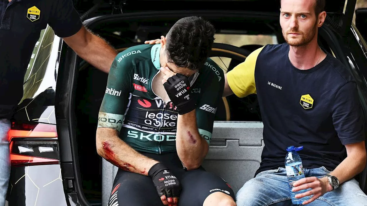 Pechjaar gevallen Van Aert compleet na exit in Vuelta, Roglic kan rode trui ruiken