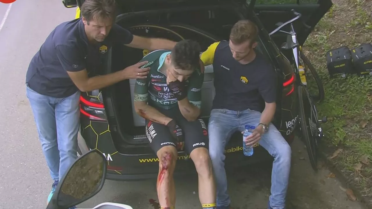 O'Connor kraakt maar behoudt met 5 seconden rode trui in Vuelta • Soler wint op mistige slotklim