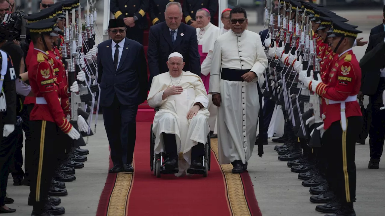 Pope opens Asia odyssey in Indonesia to rally Catholics, hail religious tolerance