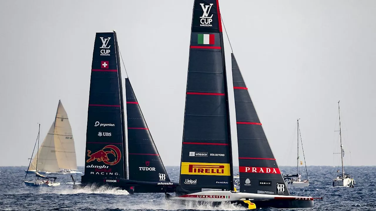 Hamburg & Schleswig-Holstein: Bei Blitz und Donner: 'Luna Rossa' besiegt Cup-Verteidiger