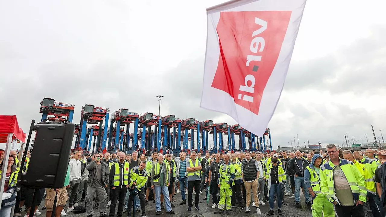 Hamburg & Schleswig-Holstein: Verdi ruft HHLA-Beschäftigte erneut zum Warnstreik auf