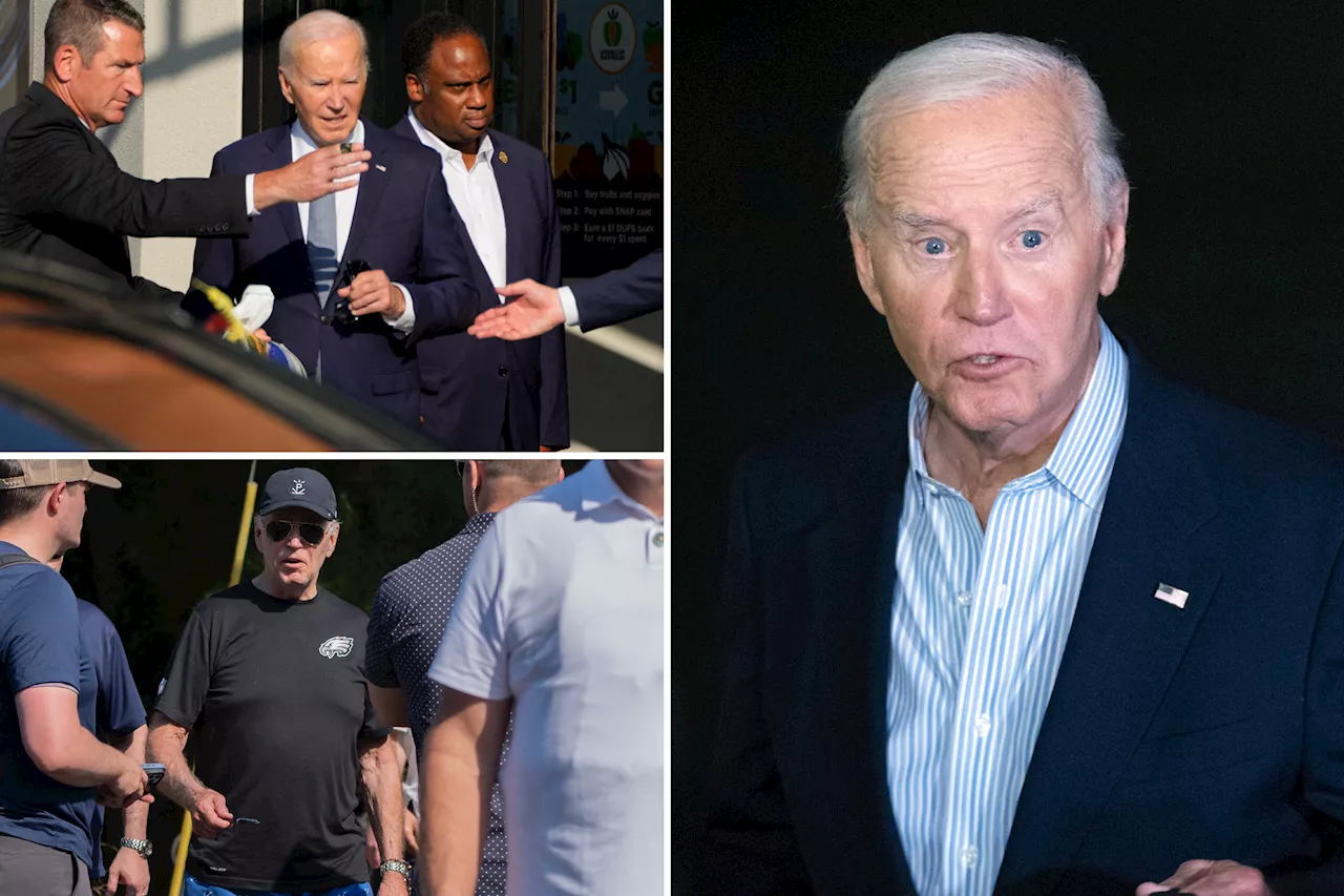 Biden whines 'Secret Service doesn't let me' engage with crowds