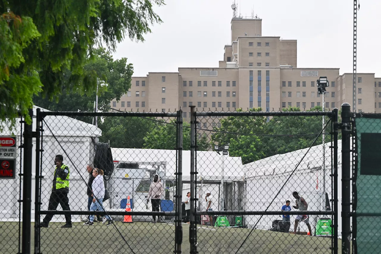 Migrant attacks security guard, then wrestles with cops in latest Randall's Island shelter violence: sources