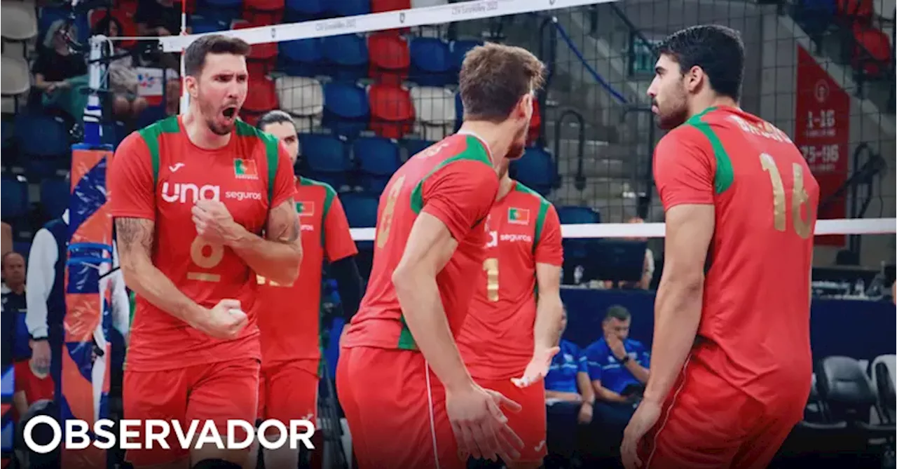 Portugal pela terceira vez no Mundial de voleibol, a primeira desde 2002