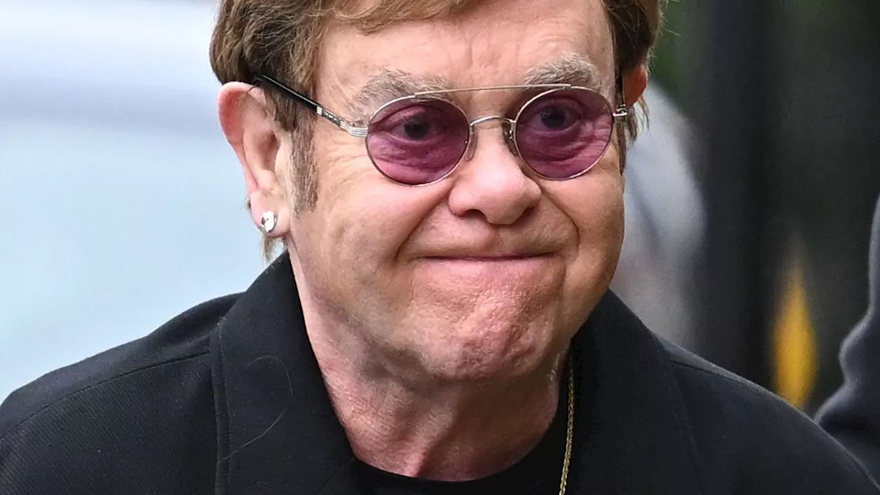 Elton John kann nach Augeninfektion nur eingeschränkt sehen