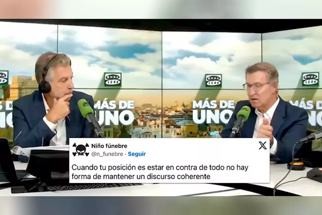 El discurso hipócrita de Feijóo con la migración salta por los aires en ...