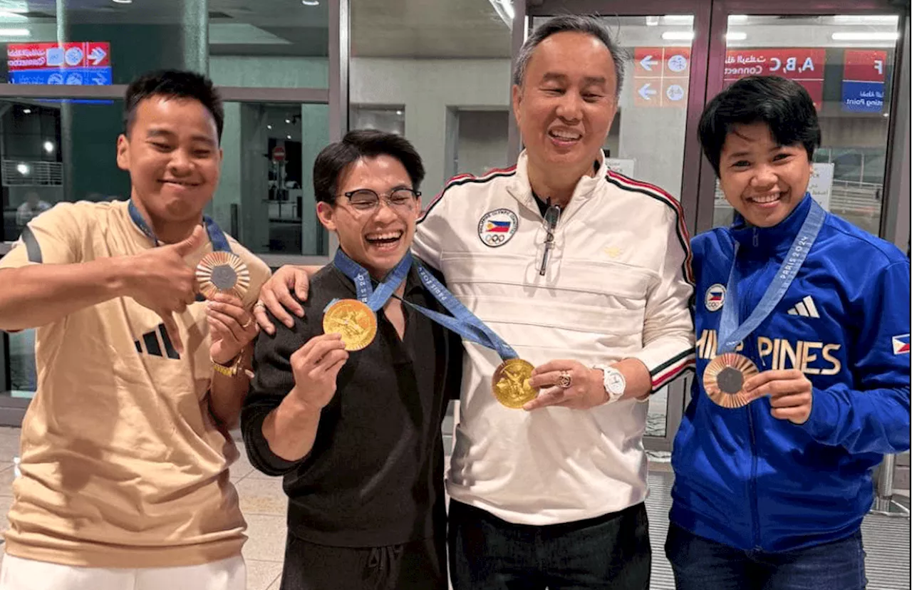 POC gifts new Tagaytay homes to Paris Olympics medalists