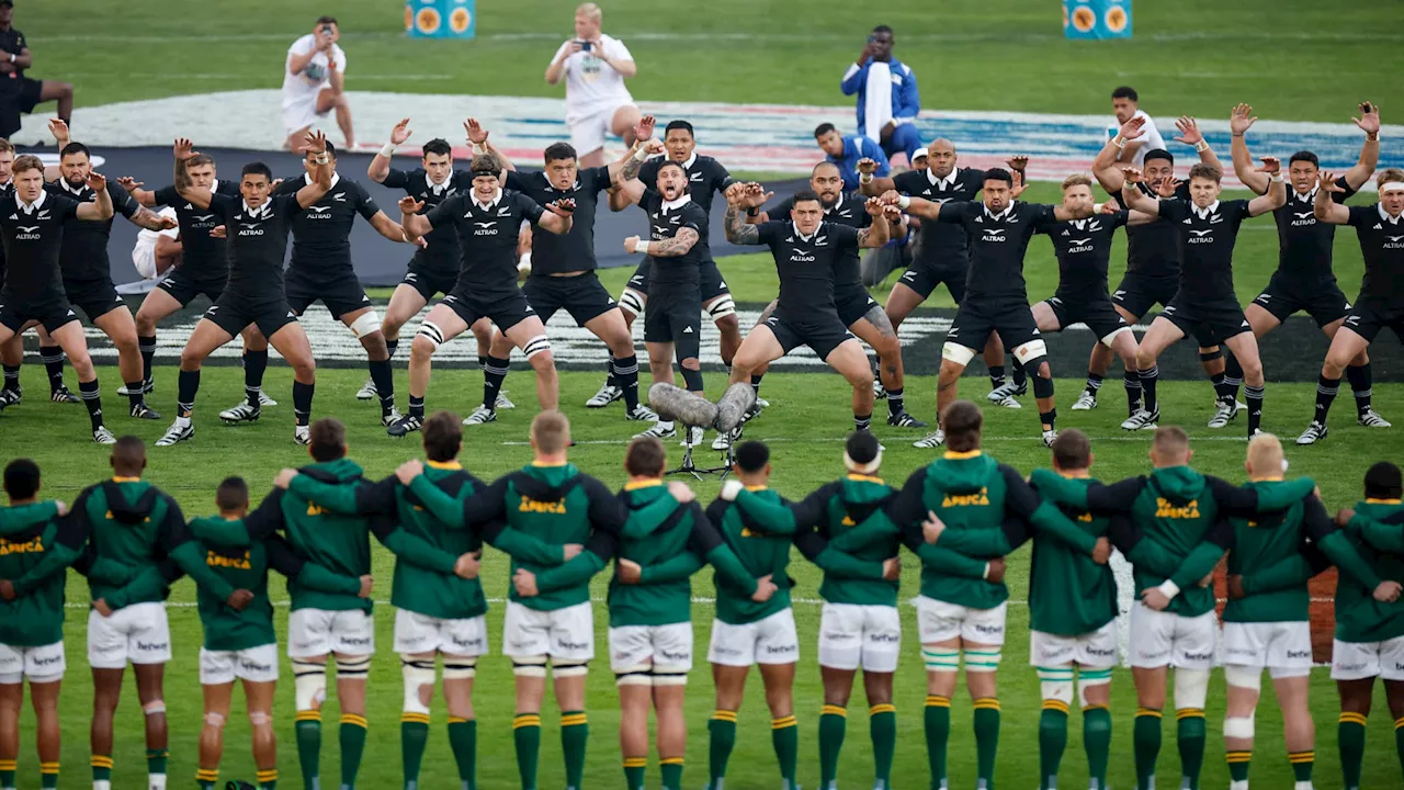 Rugby: l'Afrique du Sud s'excuse après avoir perturbé le haka de la Nouvelle-Zélande