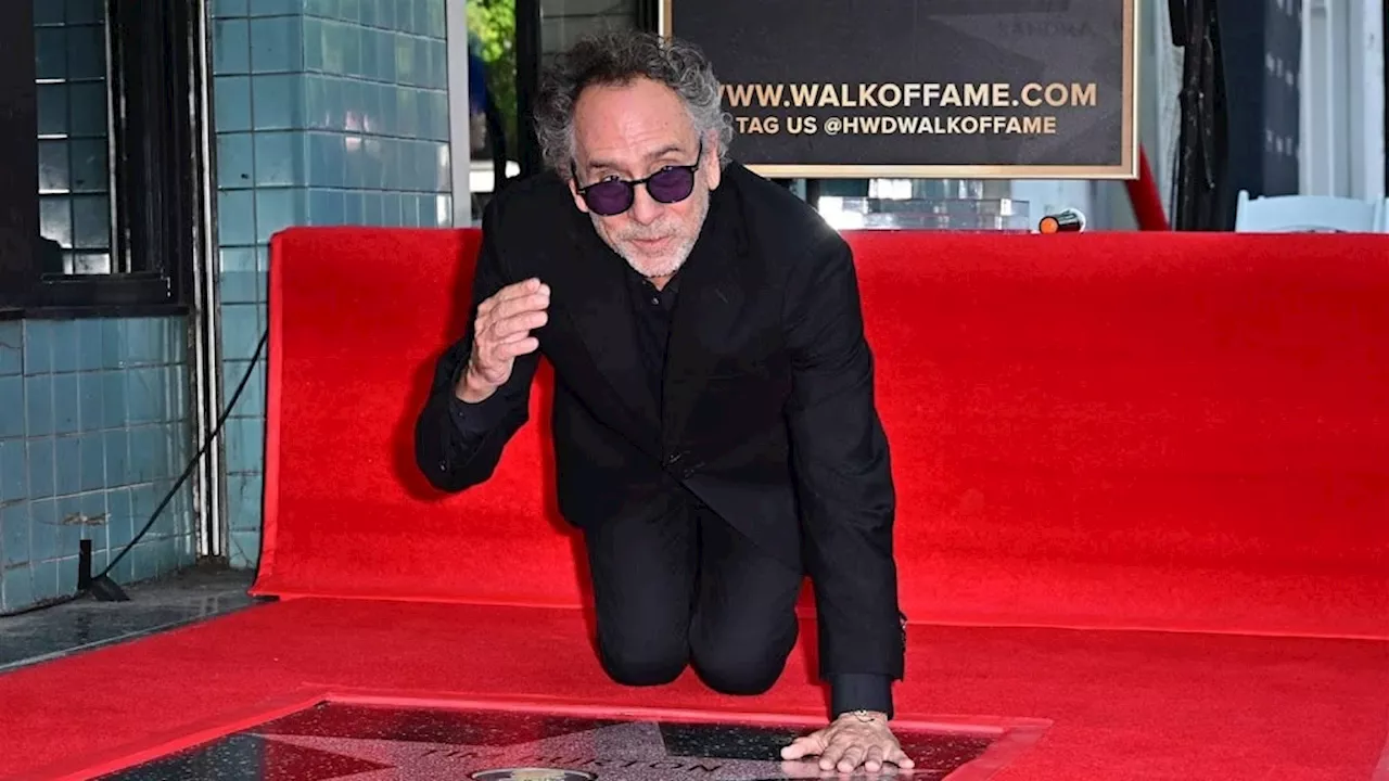 Tim Burton geëerd met een ster op de Hollywood Walk of Fame