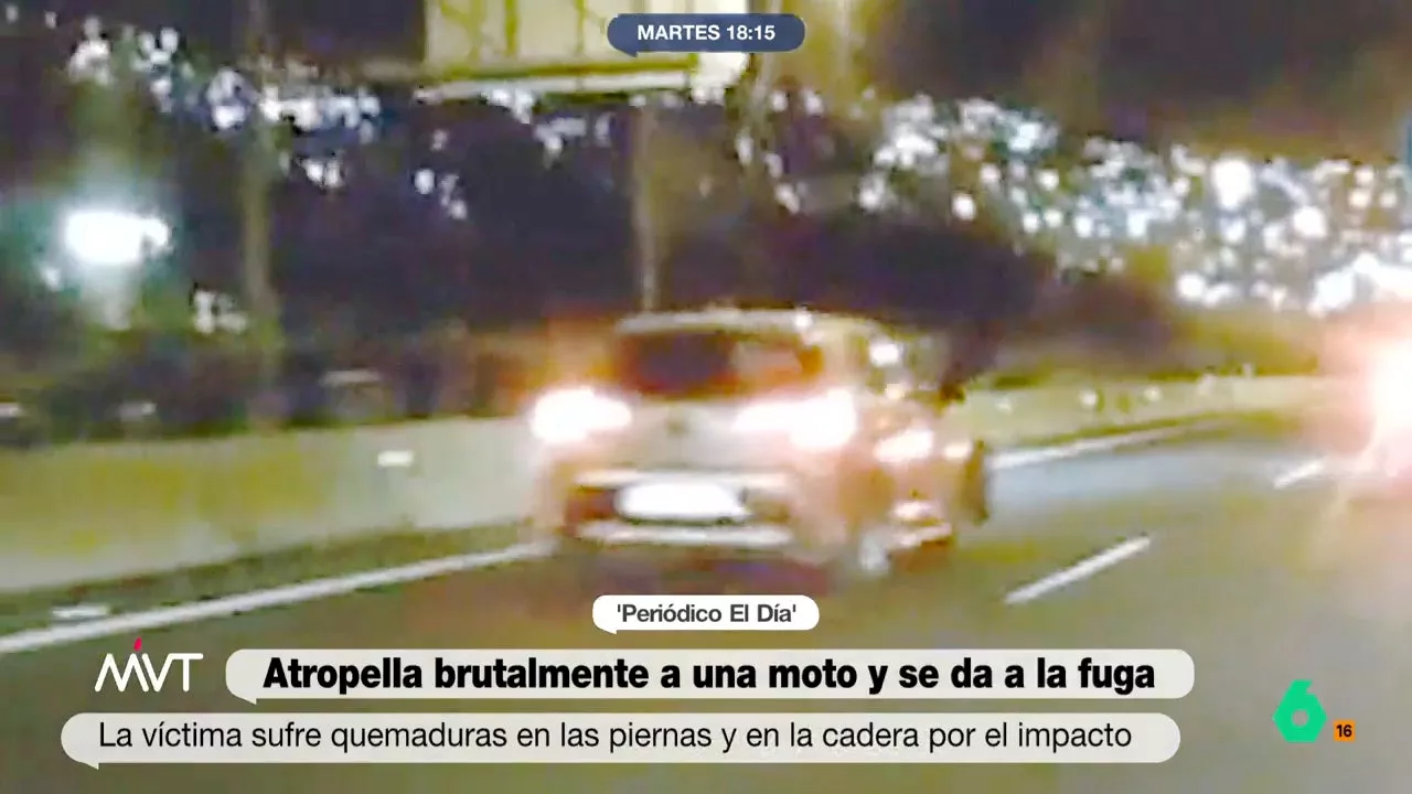 La Guardia Civil busca al conductor de un Toyota Corola por arrollar a un motorista y darse a la fuga en Tener