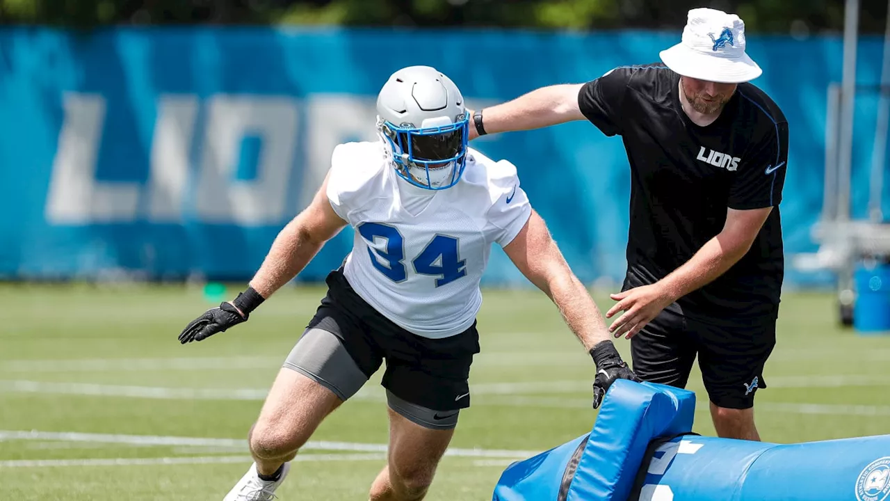 Detroit Lions Alex Anzalone tired of trying to tackle David Montgomery