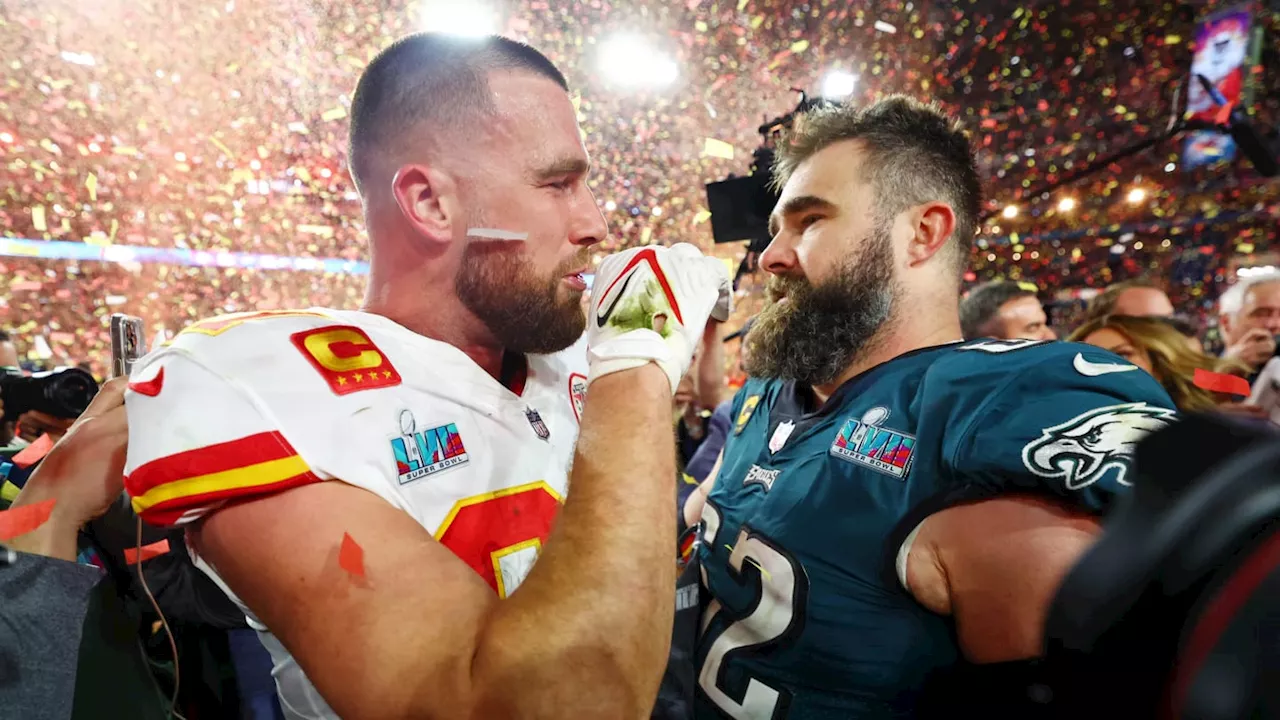 Jason Kelce Explains What Makes Chiefs’ Travis Kelce, Patrick Mahomes Undefendable