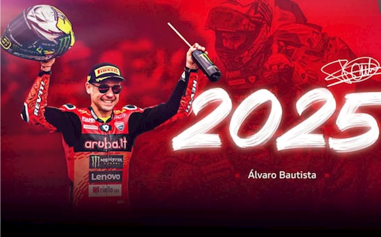 Sbk, Alvaro Bautista e Ducati avanti insieme: ufficiale il rinnovo fino al 2025