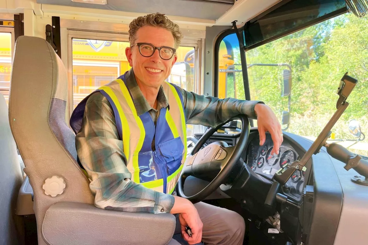 Watch one of our editors learn to drive a school bus!