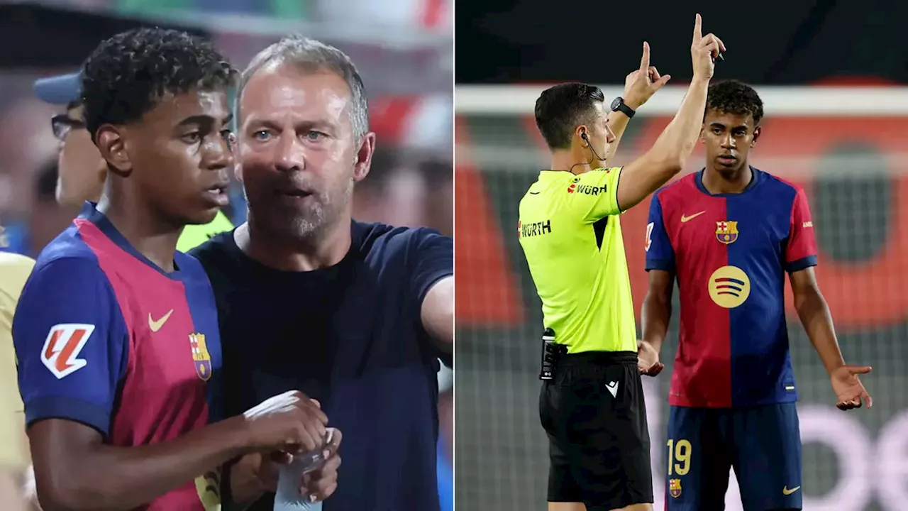 Hansi Flick 'calls out Lamine Yamal for breaking Barcelona rule' before handing him unusual tunnel punishment