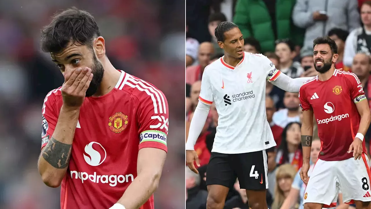 Man Utd told to strip captaincy from Bruno Fernandes by Premier League legend after Liverpool defeat