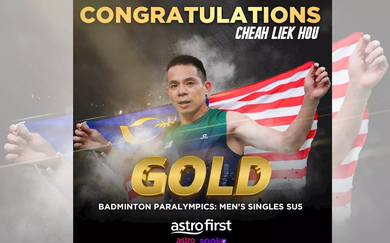 Malaysian movie 'Gold' to be rescreened in local cinemas to celebrate Cheah Liek Hou's gold medal at Paralympics