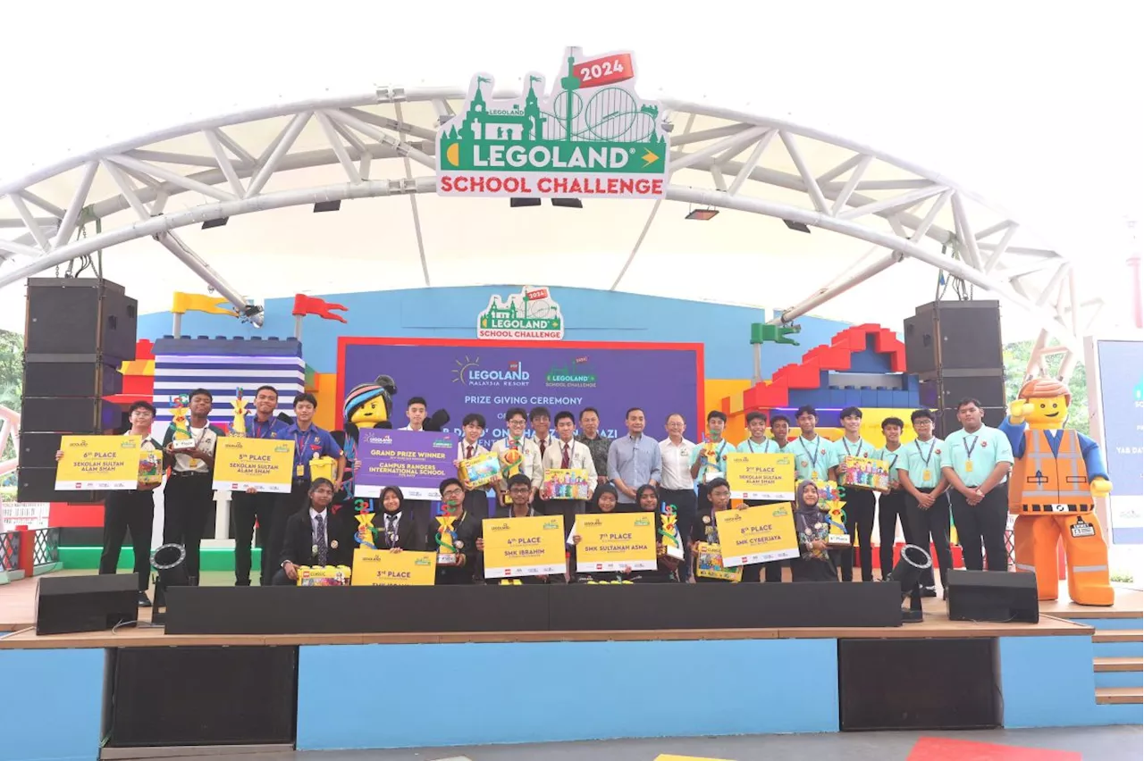 Malaysian schools won all 16 prizes at Legoland School Challenge