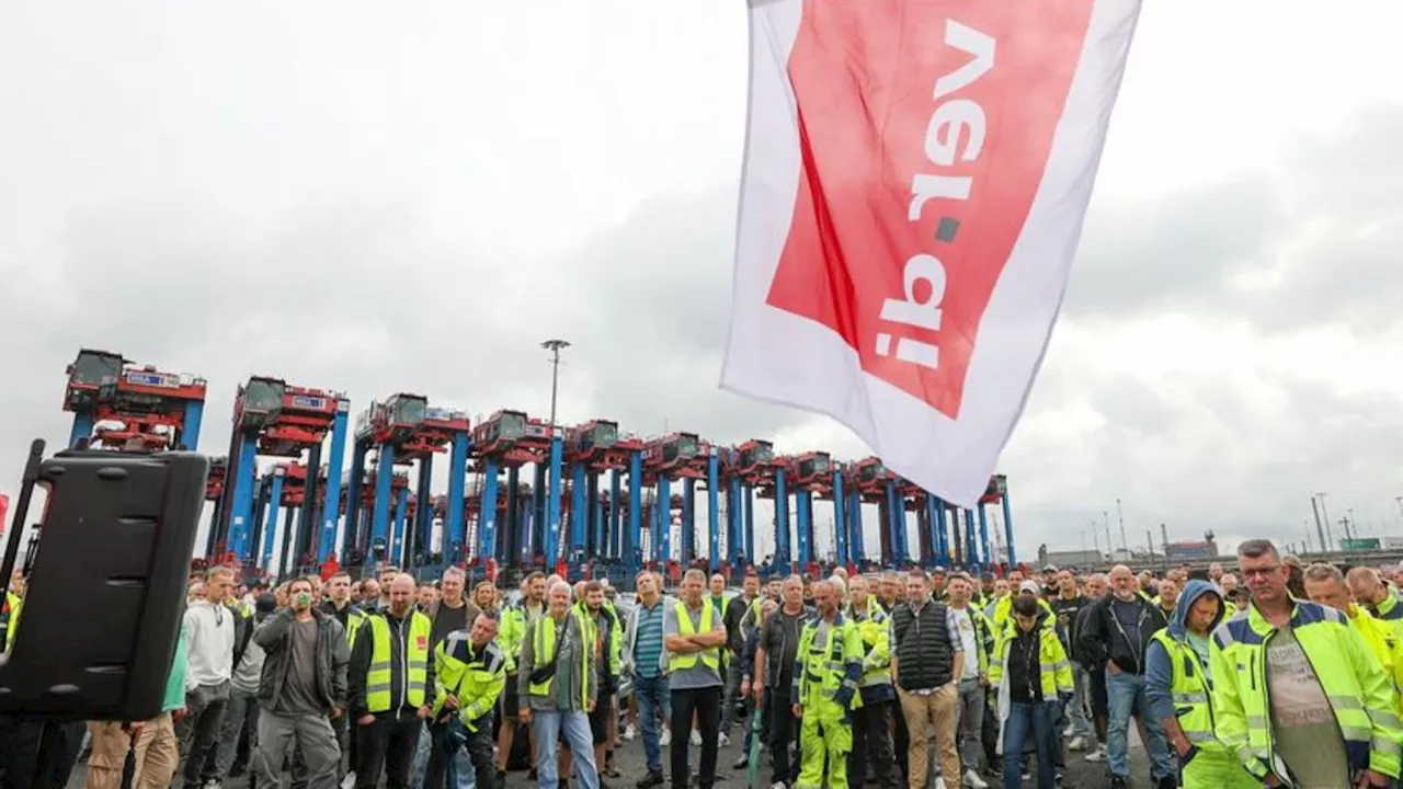 Hamburger Hafen: Verdi ruft HHLA-Beschäftigte erneut zum Warnstreik auf