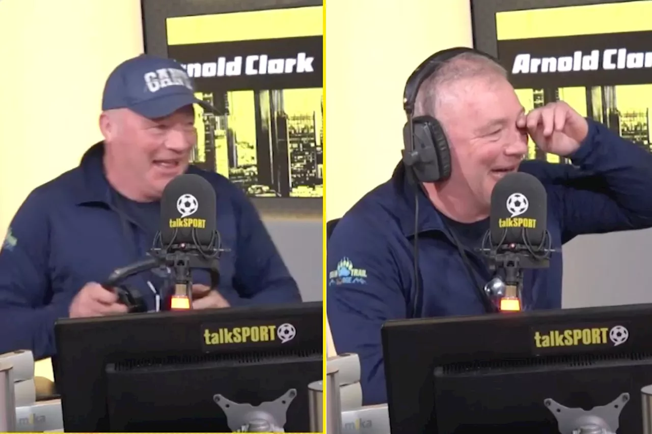 Ally McCoist walks into talkSPORT studio LATE and Rangers legend stitched up by caller...