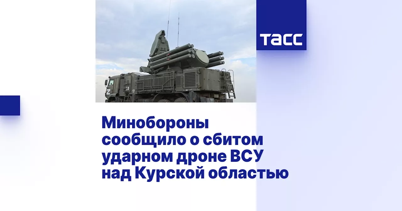 Минобороны сообщило о сбитом ударном дроне ВСУ над Курской областью