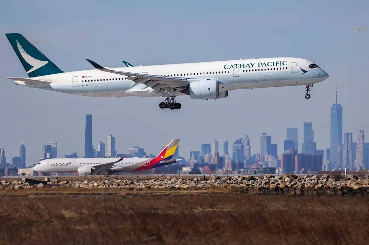 Cathay Pacific halts A350 flights; other airlines awaiting guidance