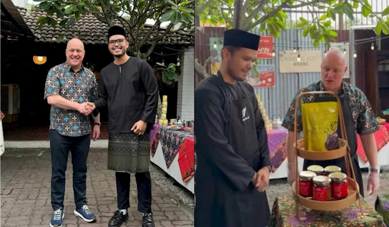 PM New Zealand Jumpa Khairul Aming, Tanda Hargai Rakam Video Masakan Di Negaranya