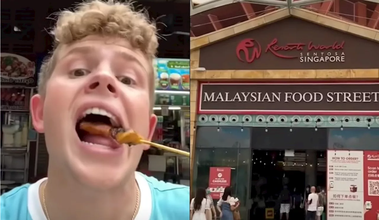 [Watch] YouTuber Tommy Winkler Sparks Controversy By Trying ‘Malaysian’ Food In Singapore