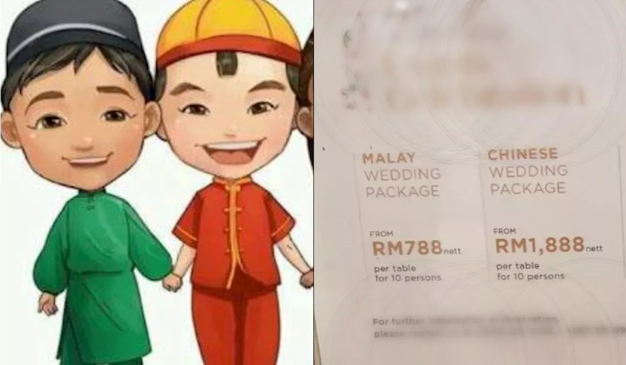 Wedding Pricing In Johor Bahru According To Race – RM788 For Malay, RM1,388 For Indian, RM1,888 For Chinese