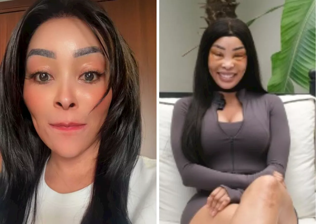 ‘Michael Jackson?’: Khanyi Mbau’s face reveal goes viral [video]