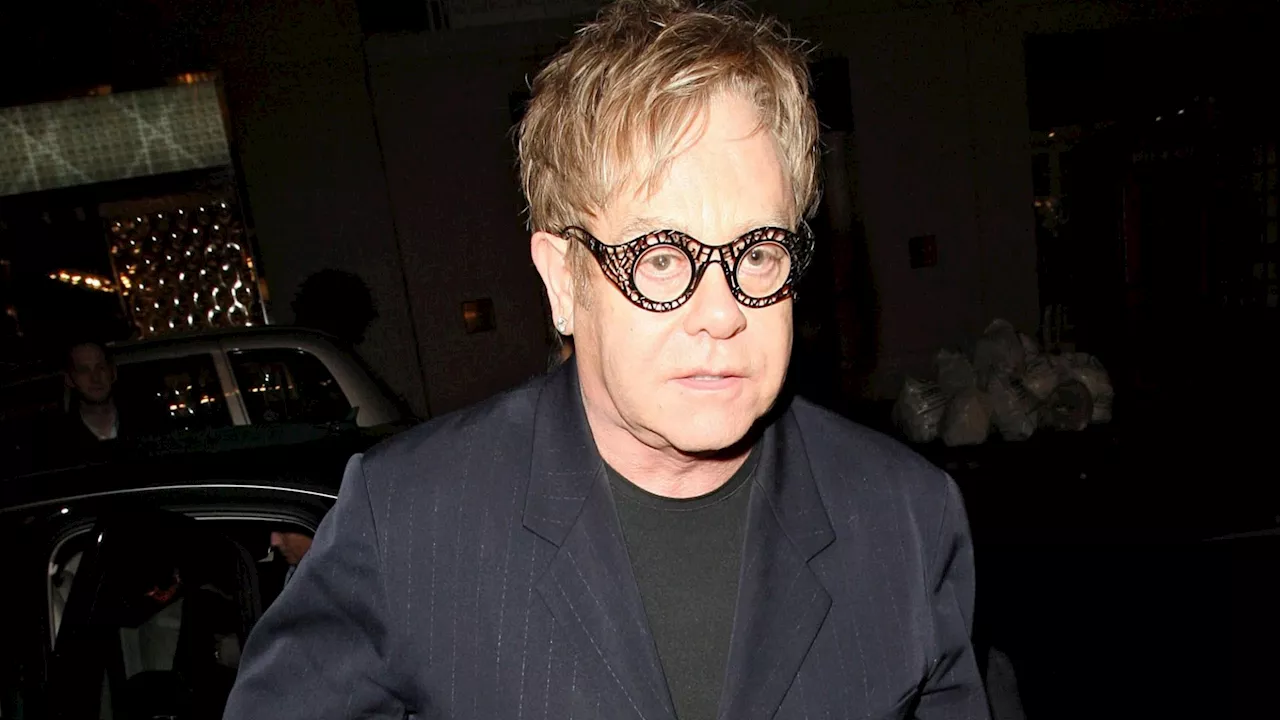 Elton John, 77, reveals he’s been left with limited vision after a severe eye infection as he shares e...