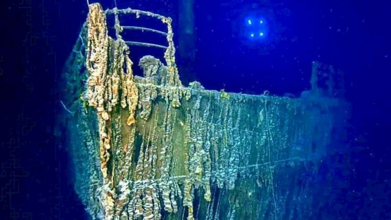 Titanic wreck could vanish in pile of rust in just SIX YEARS as new pics show legendary ship being ‘eaten’...