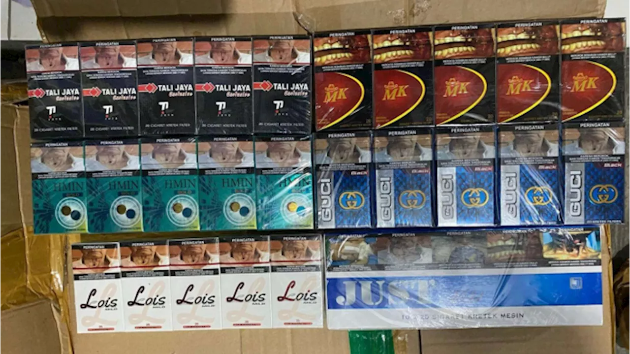 Bea Cukai Surakarta Menindak 570.400 Batang Rokok Ilegal Bernilai 400 Juta Rupiah