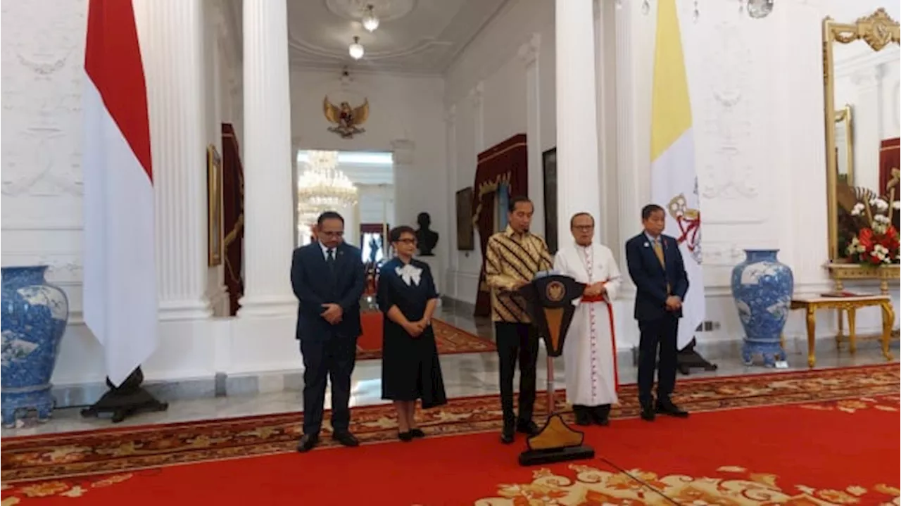 Sambut Hangat Kedatangan Paus, Jokowi: Indonesia dan Vatikan Punya Komitmen Sama