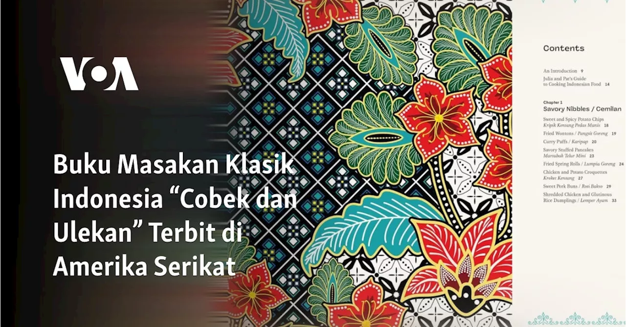 Buku Masakan Klasik Indonesia “Cobek dan Ulekan” Terbit di Amerika Serikat