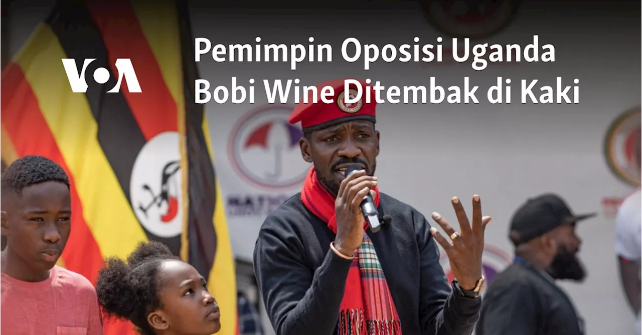 Pemimpin Oposisi Uganda Bobi Wine Ditembak di Kaki